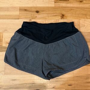 Champion Women's Athletic Shorts in Black and Gray